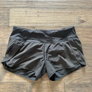 Lululemon 3” Black Running Shorts